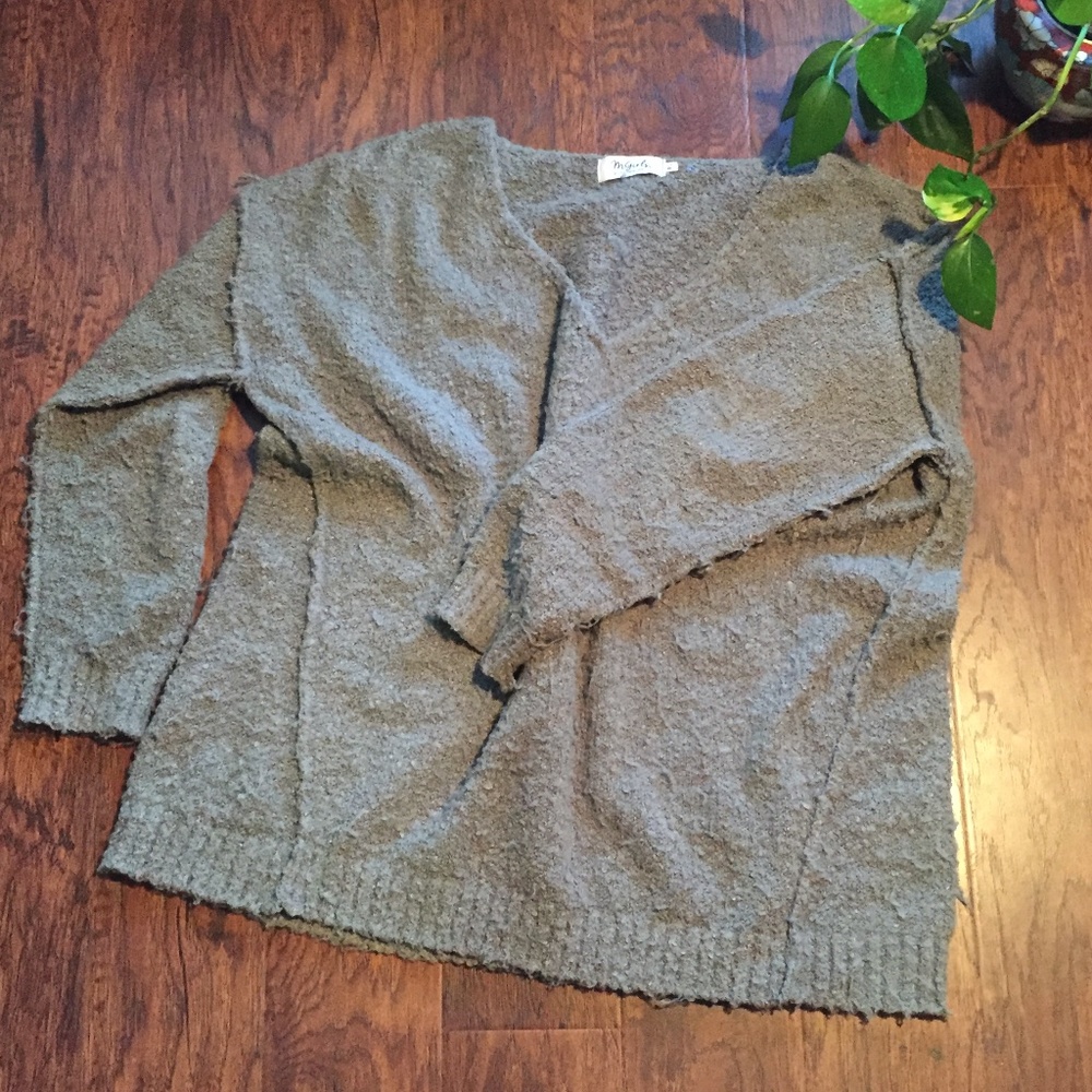 Hunter Green V-Neck Sweater